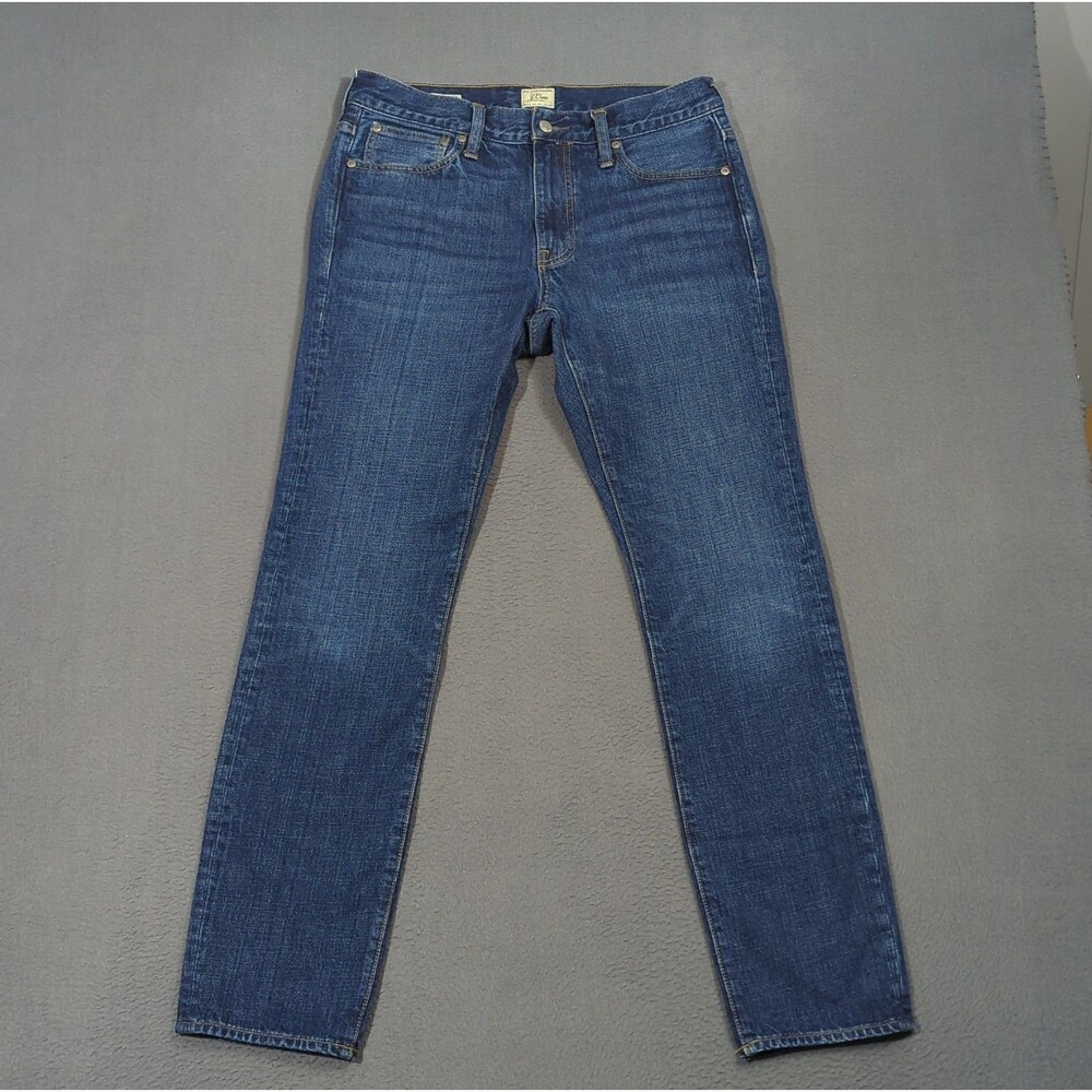 J.Crew Jeans Men's 31x32 Fits 32x30 Blue 484 Slim Fit Denim